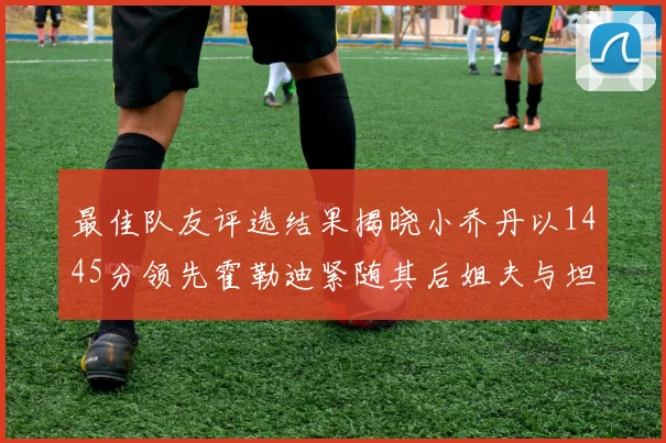最佳队友评选结果揭晓小乔丹以1445分领先霍勒迪紧随其后姐夫与坦普尔并列第34位